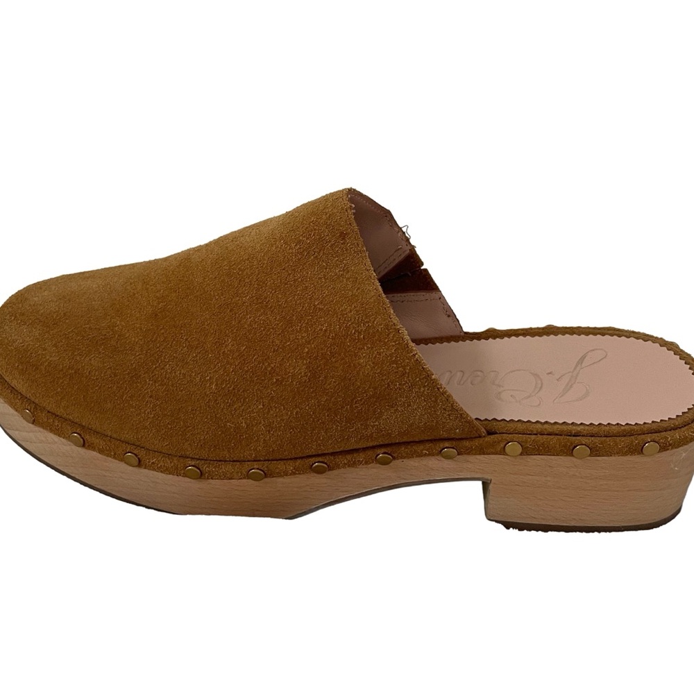 J. Crew Tan Suede Slip-On Clogs - Picture 6 of 7